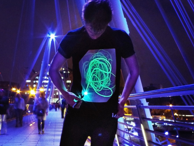 Interactive Glow T-Shirts Top Merken Winkel